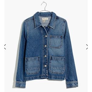 Madewell Ashwood Denim Chore Coat size S